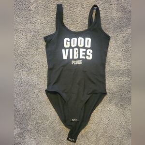 PINK Victoria's Secret Black One Piece - Good Vibes